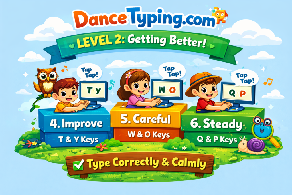 Dance Mat Typing Level 2